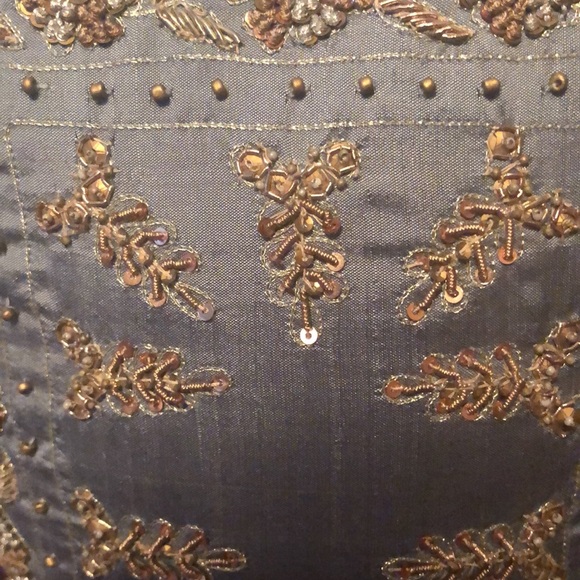 Sparkly Small Accent Pillow with Beads from Pottery Barn San Francisco, Ca. - Picture 6 of 9